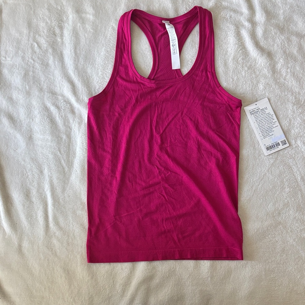 Lululemon Swiftly Hip Length Tank - Size 6, Passionate